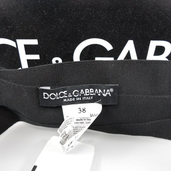 NEW$550 Dolce & Gabbana Grosgrain Embellished Studs Wide Waist Belt 38, XS 2 - Picture 6 of 10